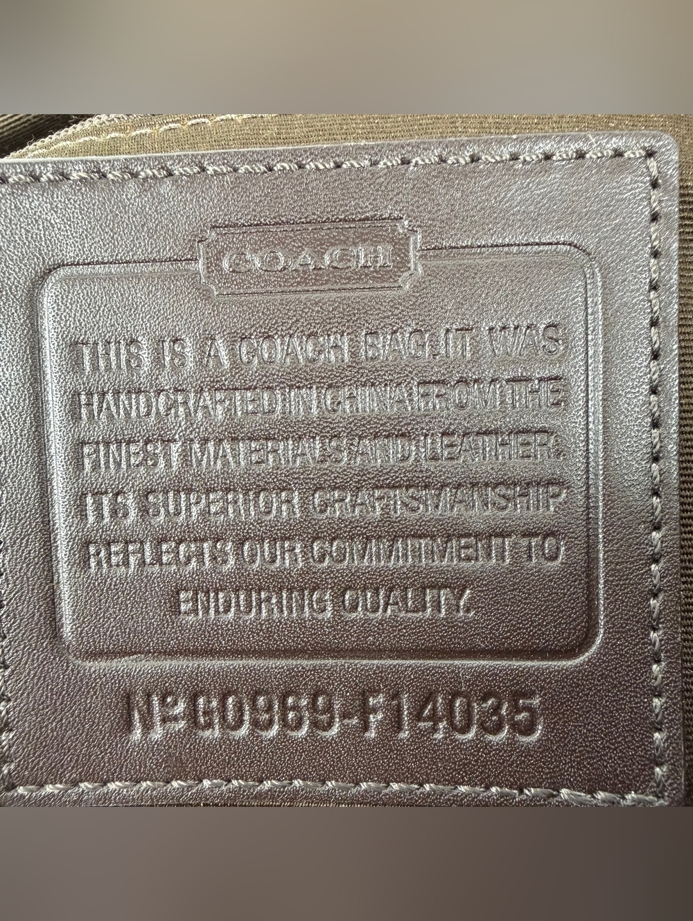 Coach Horse & Carriage Monogram Satchel - Picture 6 of 11